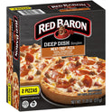 Red Baron, Pizza Deep Dish Singles Meat Trio, 11.20 oz, 2 Ct (Frozen)