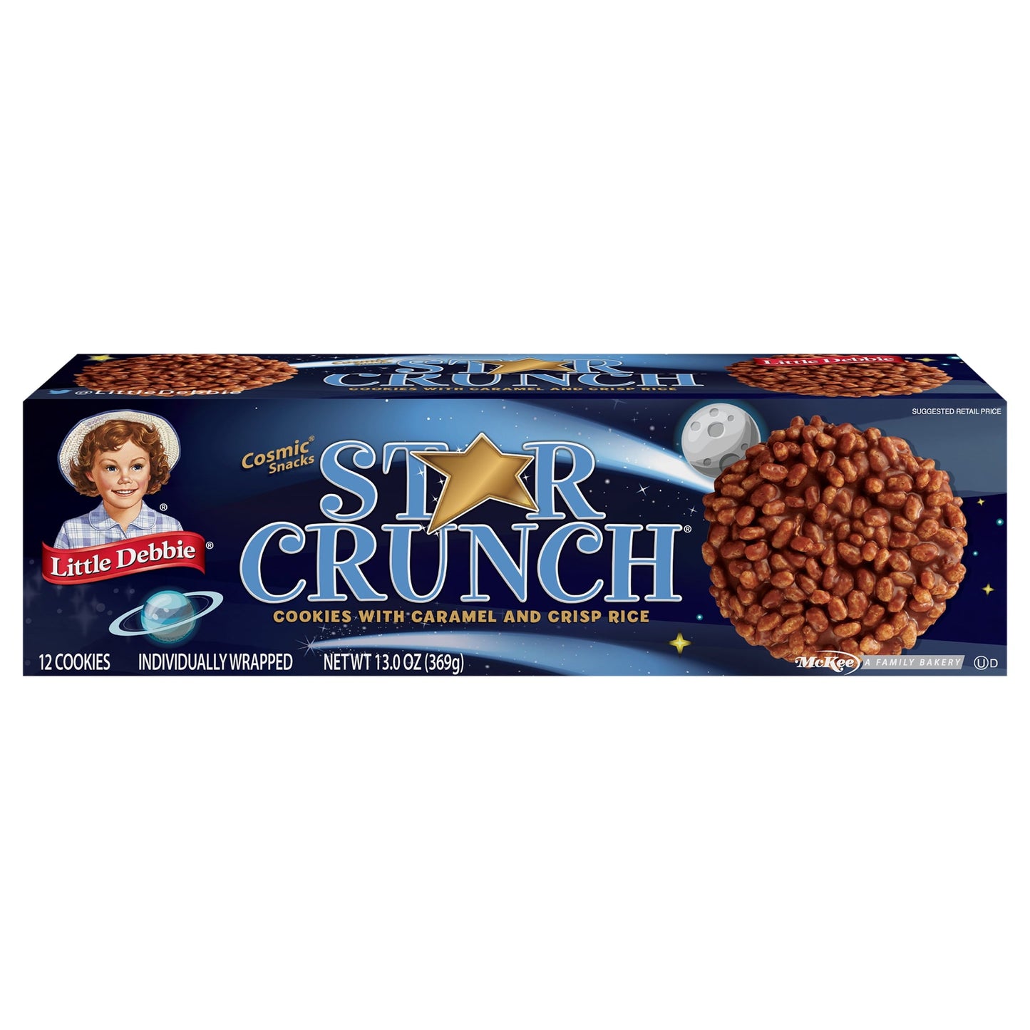 Little Debbie Star Crunch Cosmic Snacks - 12 CT