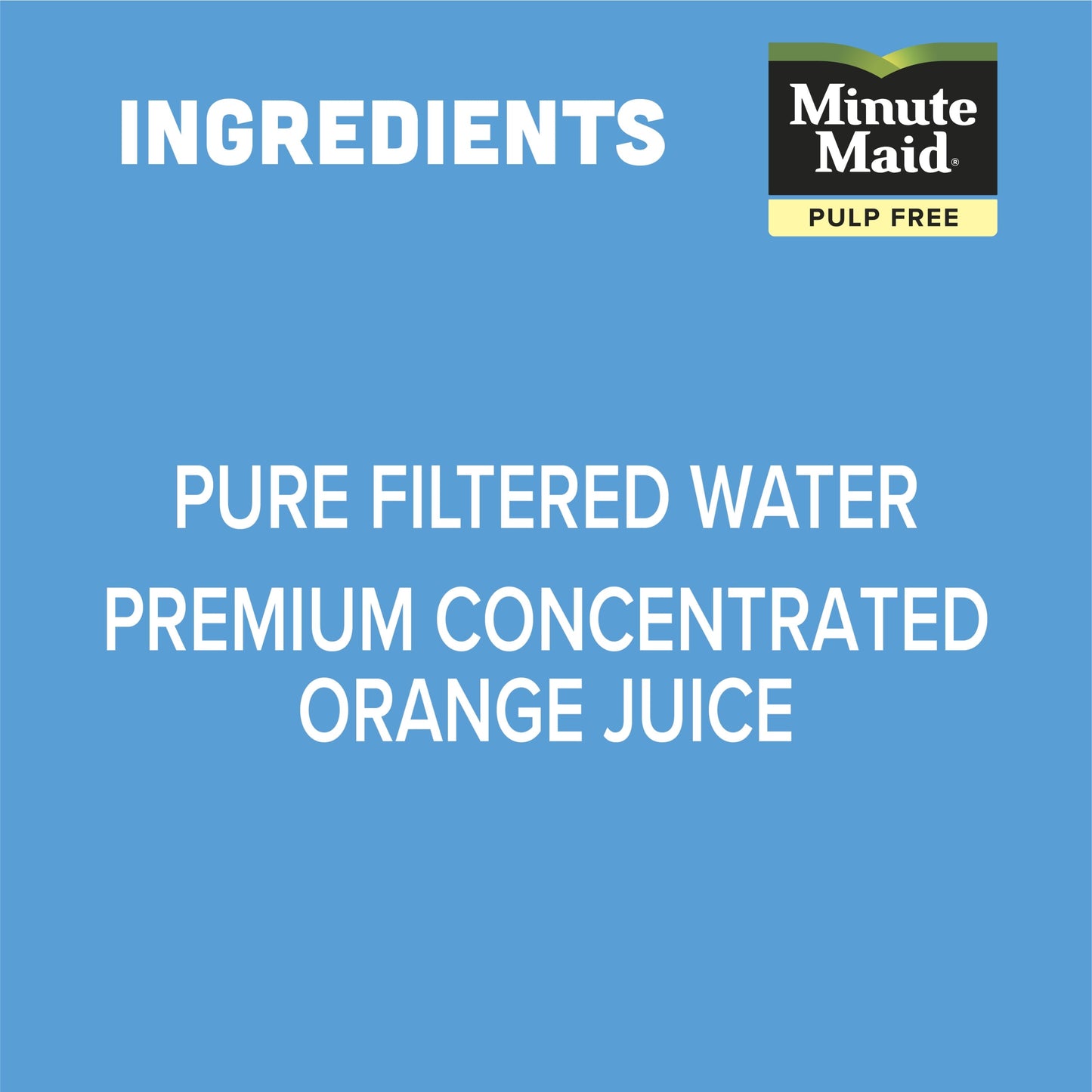 Minute Maid No Pulp Orange Fruit Juice, 59 fl oz Carton
