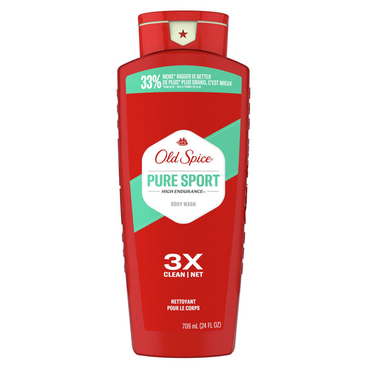 Old Spice High Endurance Body Wash for Men, Pure Sport, 24 fl oz