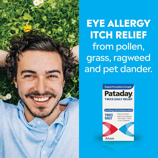 Pataday Twice Daily Eye Care Allergy Relief Eye Drops, 5 ml