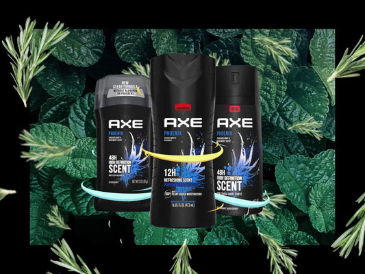 Axe Phoenix Long Lasting Antiperspirant Deodorant Stick Twin Pack, Crushed Mint and Rosemary, 3 oz