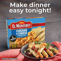 El Monterey Chicken & Cheese Flour Taquitos, 20 oz, 20 Ct (Frozen)