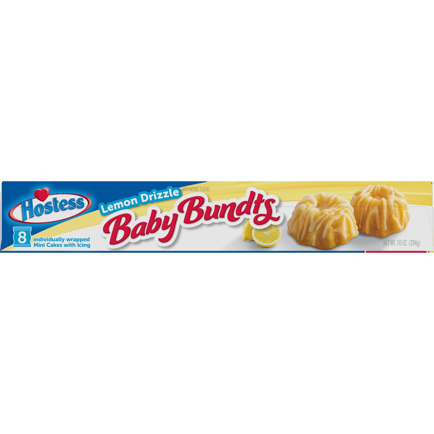 HOSTESS Baby Bundts, Lemon Drizzle Cakes, 8 Count , 10 oz