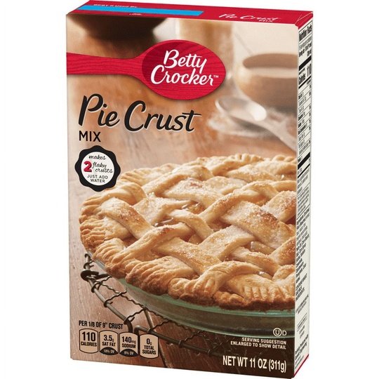 Betty Crocker Pie Crust Mix, Makes Two 9-inch Crusts, 11 oz.