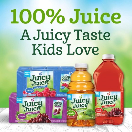 Juicy Juice 100% Juice, Fruit Punch, 64 FL OZ Bottle