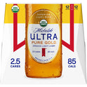 Michelob Ultra Pure Gold Organic Light Lager, 12 Pack Beer, 12 fl oz Bottles, 3.8 % ABV, Domestic