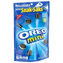 OREO Mini Chocolate Sandwich Cookies, Snak-Saks, 8 oz