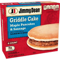 Jimmy Dean Maple Pancakes & Sausage Griddle Cake Sandwich, 32 oz, 8 Count (Frozen)