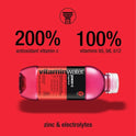 vitaminwater power-c electrolyte enhanced dragonfruit drink, 16.9 fl oz, 6 count bottles