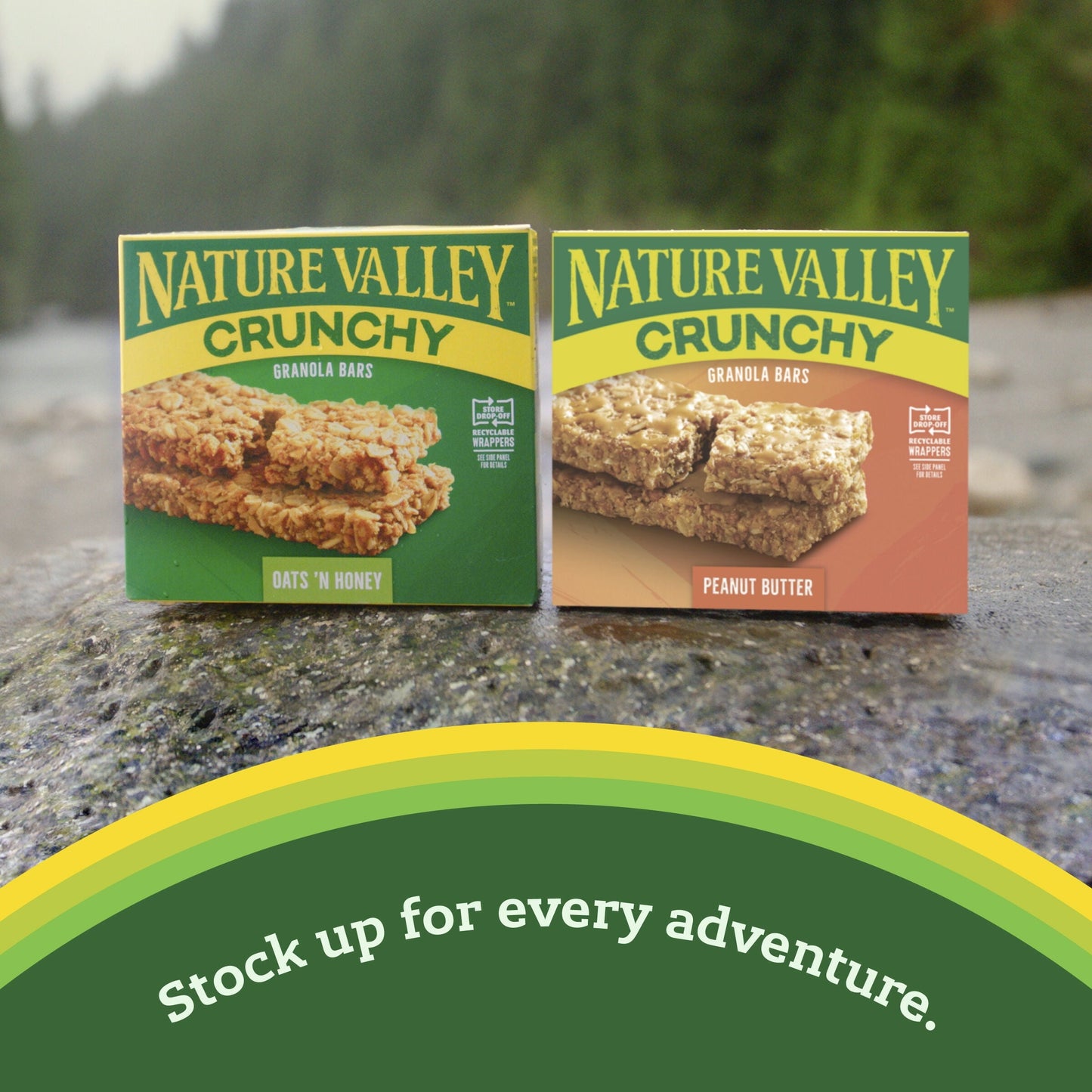 Nature Valley Crunchy Granola Bars, Oats 'n Honey, 12 Bars, 8.94 OZ (6 Pouches)