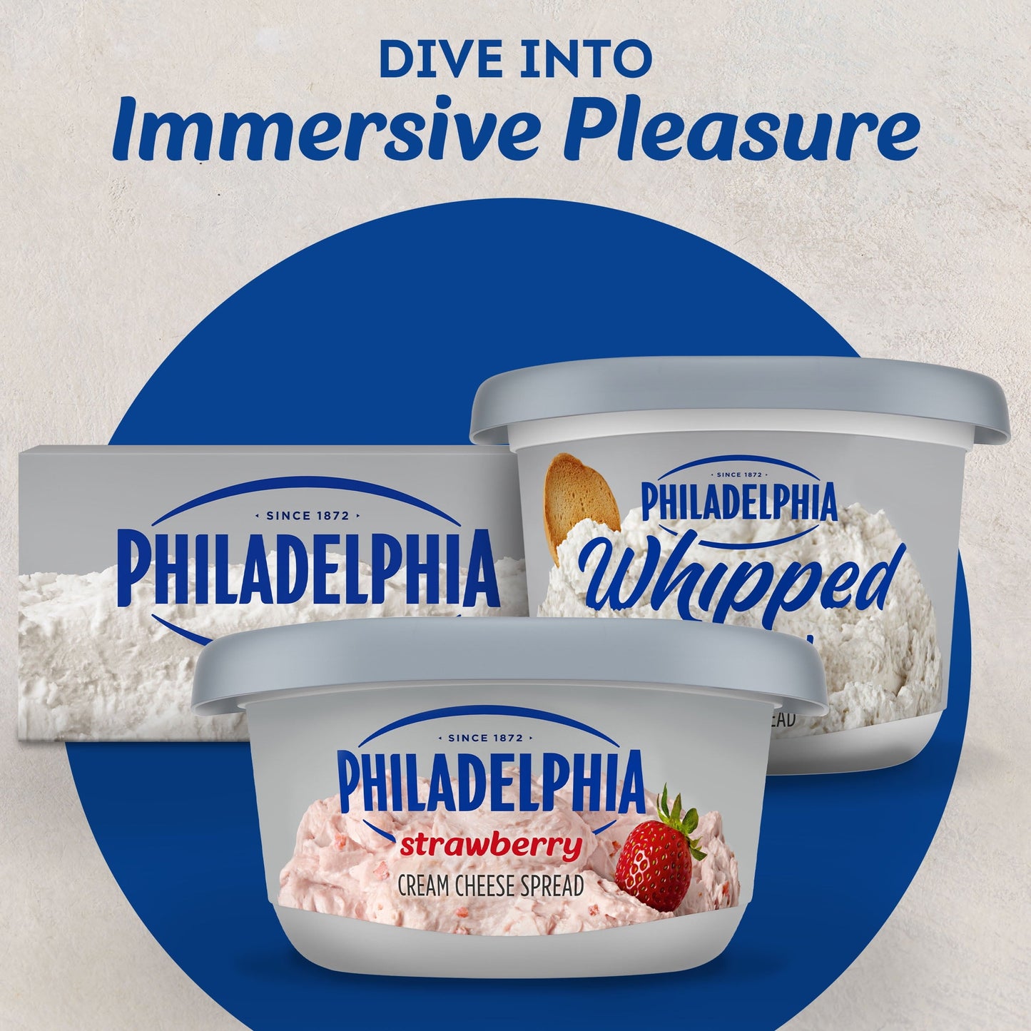 Philadelphia Strawberry Cream Cheese Spread, 7.5 oz Tub