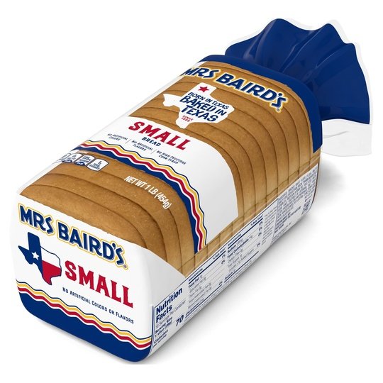 Mrs Baird's Small White Bread, 16 oz