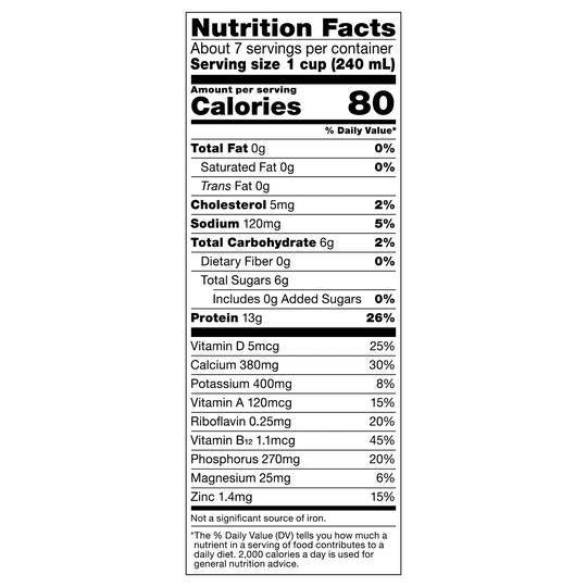 fairlife Lactose Free Fat Free Ultra Filtered Milk, 52 fl oz