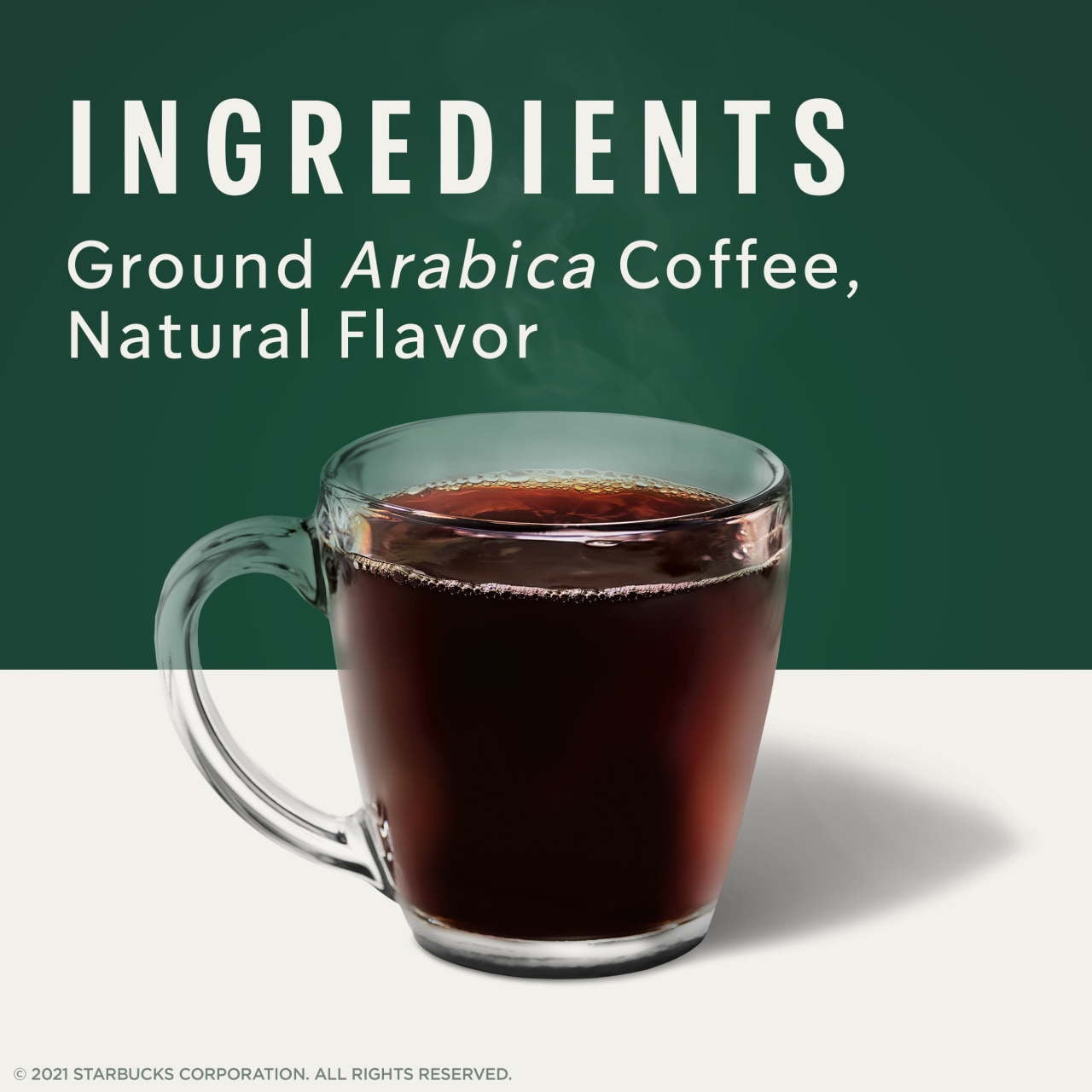 Starbucks Arabica Beans Vanilla, Light Roast, Ground Coffee, 11 oz