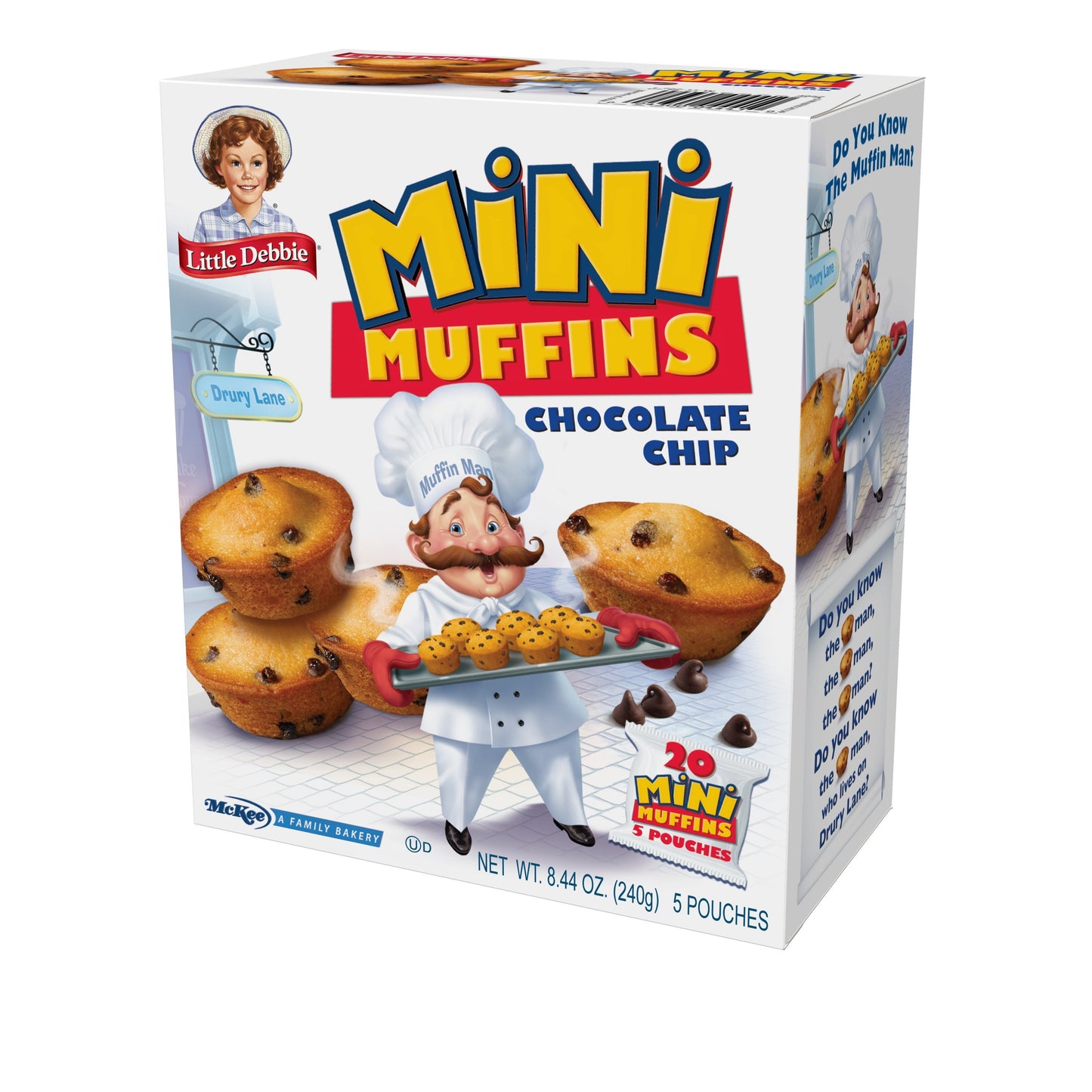 Little Debbie Chocolate Chip Mini Muffins, 8.44 oz
