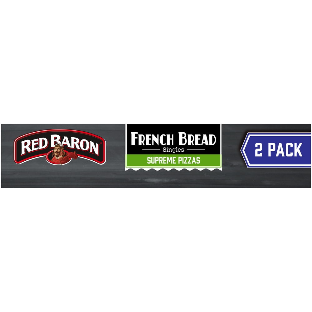 Red Baron French Bread Supreme Frozen Pizza 2 Count 11.6oz