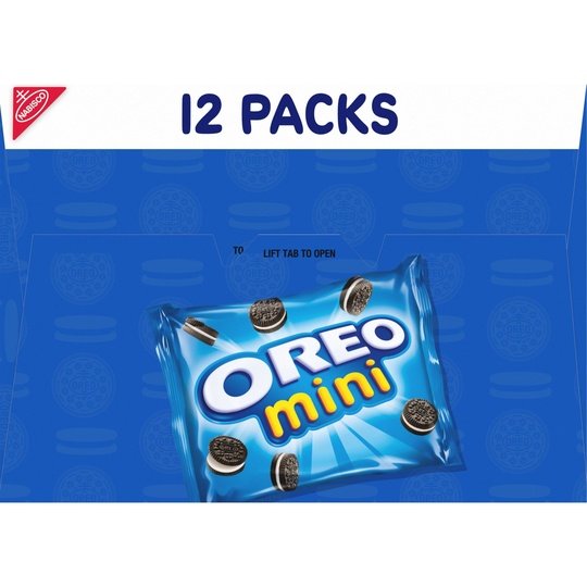 NABISCO OREO MINI LUNCHBOX COOKIES MUNCH PACKS 12 OZ