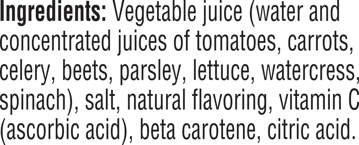 V8 Spicy Hot 100% Vegetable Juice, 11.5 fl oz Can (Pack of 6)