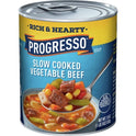 Progresso Rich & Hearty, Slow Cooked Vegetable Beef Canned Soup, Gluten Free, 19 oz.