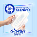 Always Infinity Feminine Pads with Wings, Size 1, Regular Absorbency, Unscented, 36 Count