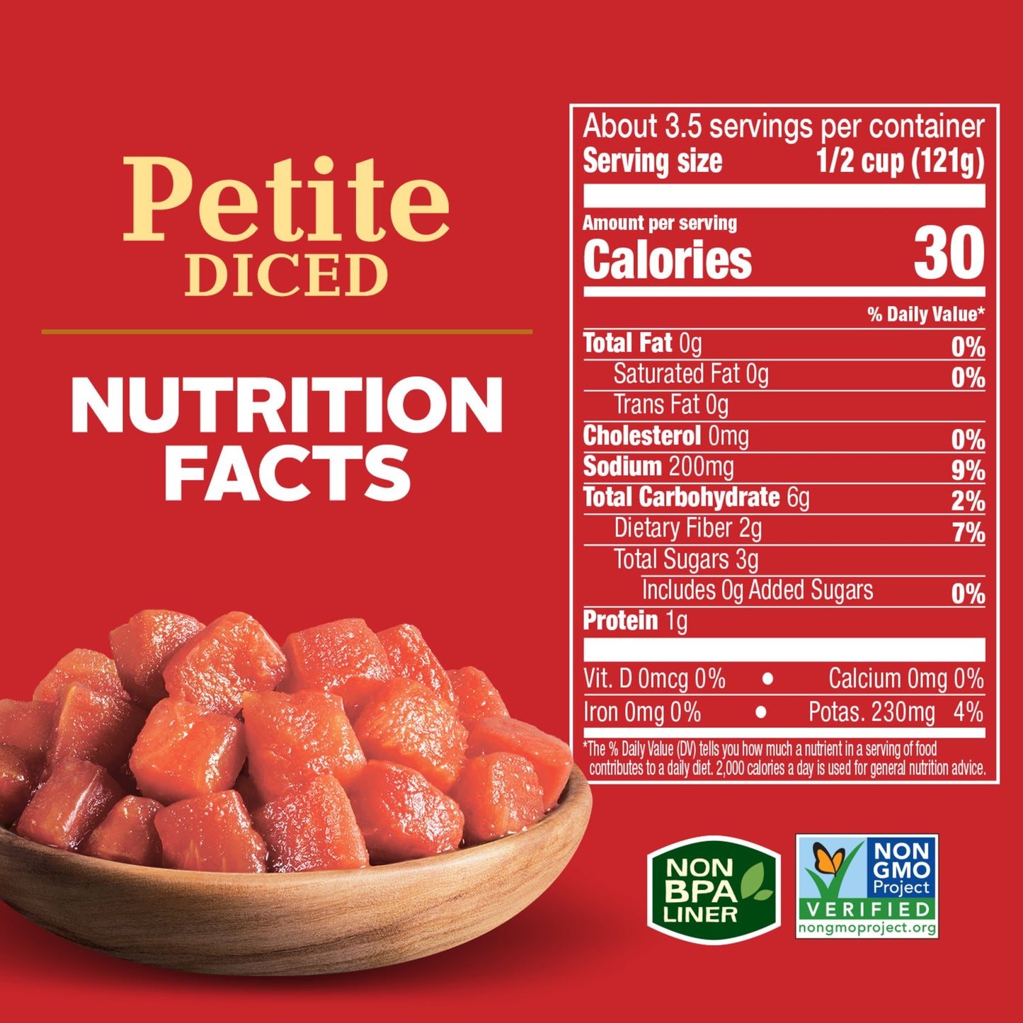 Hunt's, Petite Diced Tomatoes, 14.5 oz Can