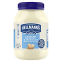 Hellmann's Made with Cage Free Eggs Light Mayonnaise, 30 fl oz Jar
