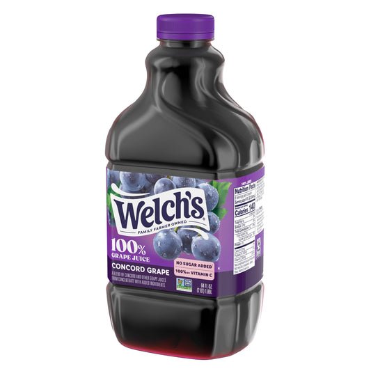 Welch's 100% Grape Juice, Concord Grape, 64 fl oz Bottle