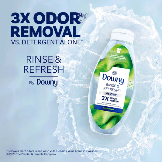 Downy Rinse & Refresh Liquid Laundry Odor Remover & Fabric Softener, 48.00 fl oz