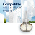 Glade PlugIns Refill 5 ct, Clean Linen, 3.35 FL. oz. Total, Scented Oil Air Freshener Infused with Essential Oils