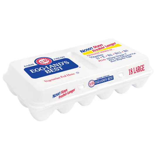 Eggland's Best Large White Eggs, 18 Count