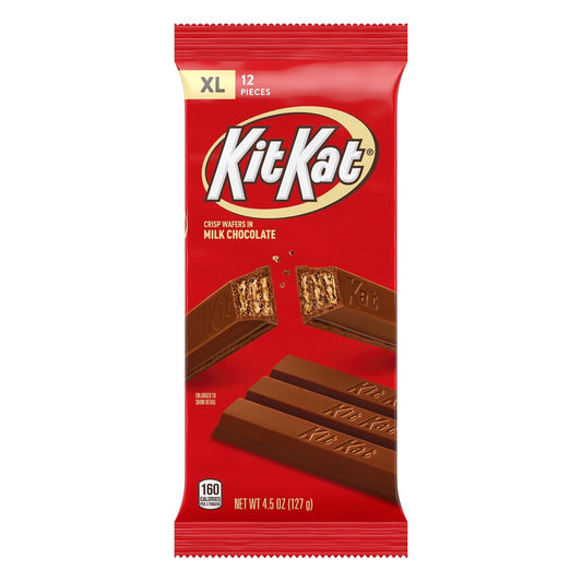 Kit Kat® Milk Chocolate Wafer XL Candy, Bar 4.5 oz, 12 Pieces