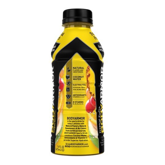 BODYARMOR Sports Drink, Tropical Punch, 16 Fl. Oz., 1 count