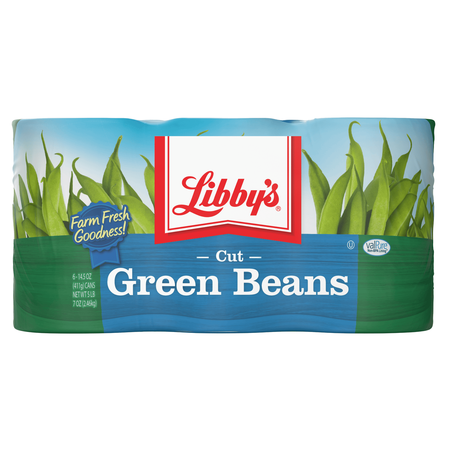 Libby's Cut Green Beans, 14.5 oz, 6 Cans