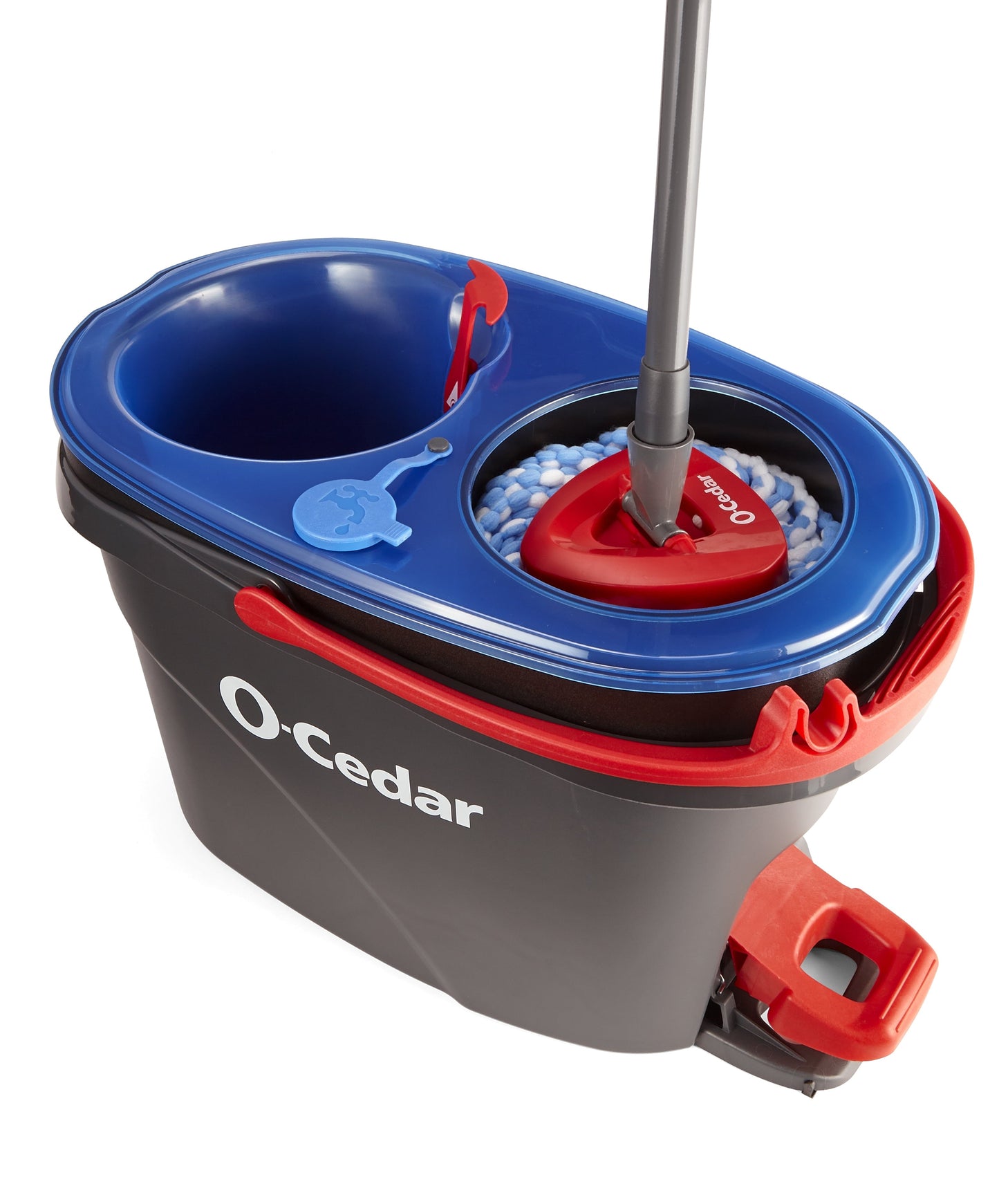 O-Cedar EasyWring RinseClean Spin Mop and Bucket System, Hands-Free System