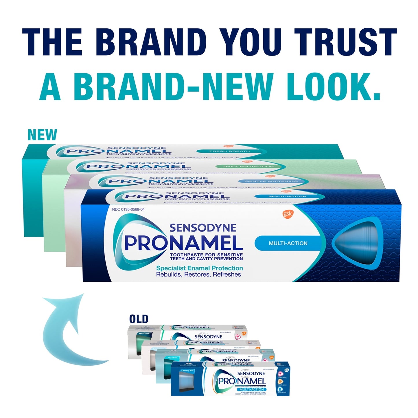 Sensodyne Pronamel Gentle Whitening Sensitive Toothpaste, Alpine Breeze 4 Oz, 2 Pack