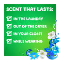 Gain + Aroma Boost Liquid Laundry Detergent, Blissful Breeze Scent, 107 Loads, 154 fl oz, HE Compatible