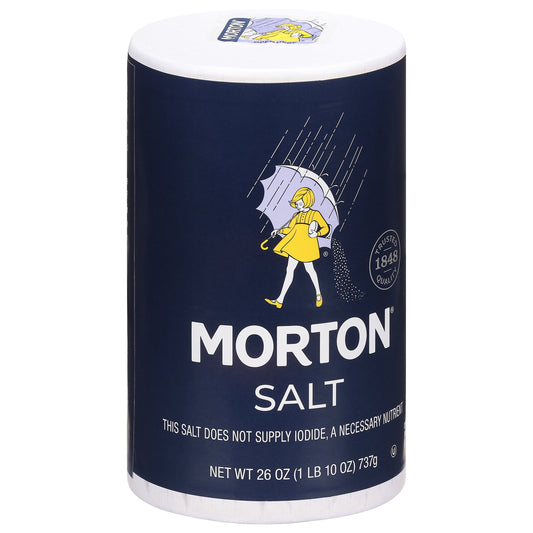 Morton Salt, Plain, 26 Ounce