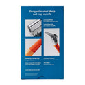Harry's Men's Razor Value Pack: 1 Ember Orange Razor Handle + 5 Razor Blade Cartridges