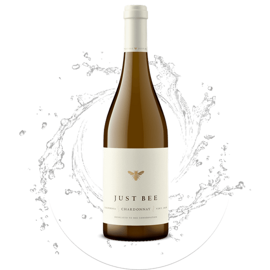 Just Bee Chardonnay, California, 750ml Glass Bottle, 5-150ml Servings