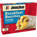 Jimmy Dean Sausage Breakfast Burritos, 4 Count (Frozen)