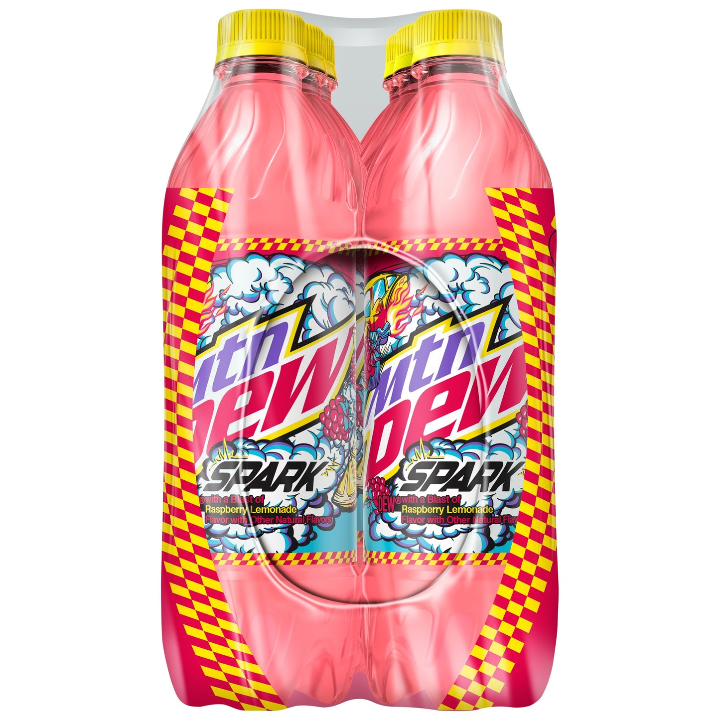 Mtn Dew Spark Soda Raspberry Lemonade 16.9 Fluid Ounce, 6 Count