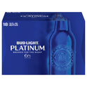 Bud Light Platinum Beer, 18 Pack Beer, 12 fl oz Glass Bottles, 6 % ABV, Domestic Lager