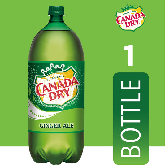 Canada Dry Ginger Ale Soda Pop, 2 L bottle