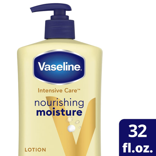 Vaseline Intensive Care Nourishing Moisturizer Non Greasy Body Lotion, 32 fl oz