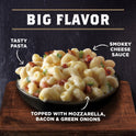 Banquet Mega Bowls Bacon Mac N' Cheese Frozen Meal, 13 oz (Frozen)