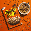 REESE'S PUFFS Chocolatey Peanut Butter Cereal Brand, Mega Size, 31.2 oz