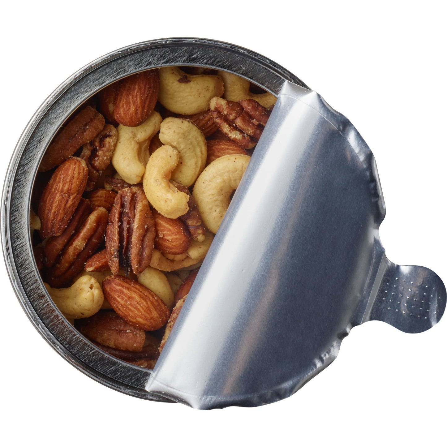 PLANTERS Deluxe Cashews, Almonds & Pecans, Party Snacks, Plant-Based Protein, 15.25 Oz Canister