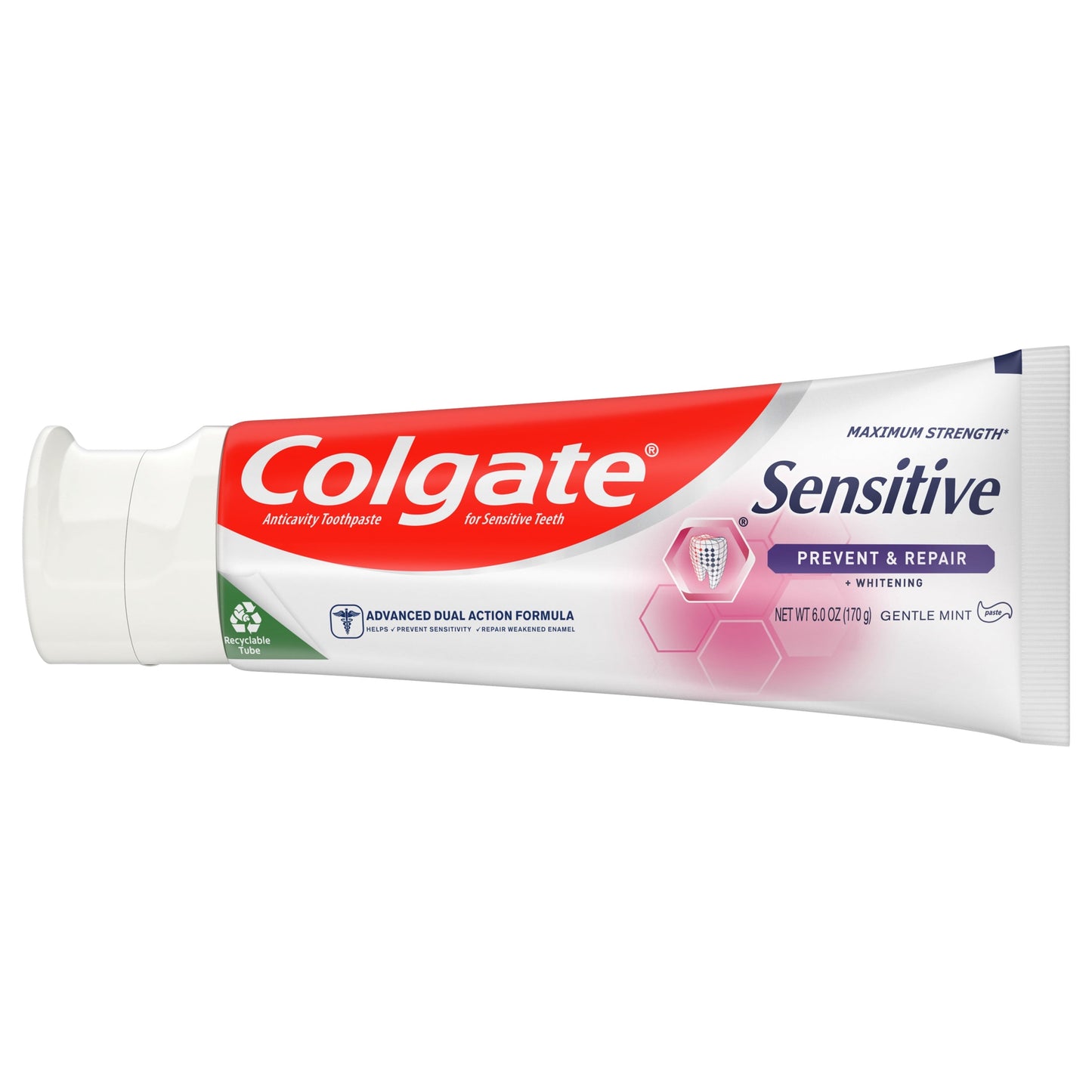 Colgate Sensitive Toothpaste Stain Removing Toothpaste, Gentle Mint