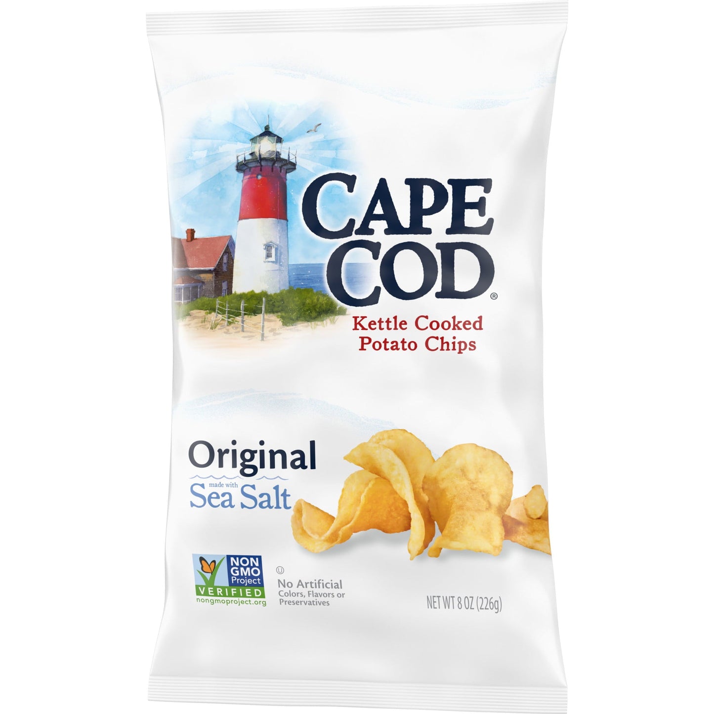 Cape Cod Potato Chips, Original Kettle Cooked Chips, 8 oz